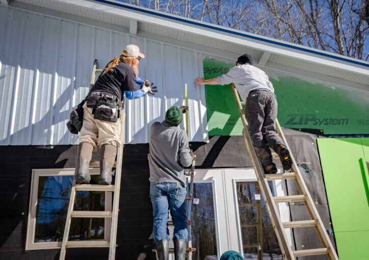 Baustelle 3 Bauarbeiter